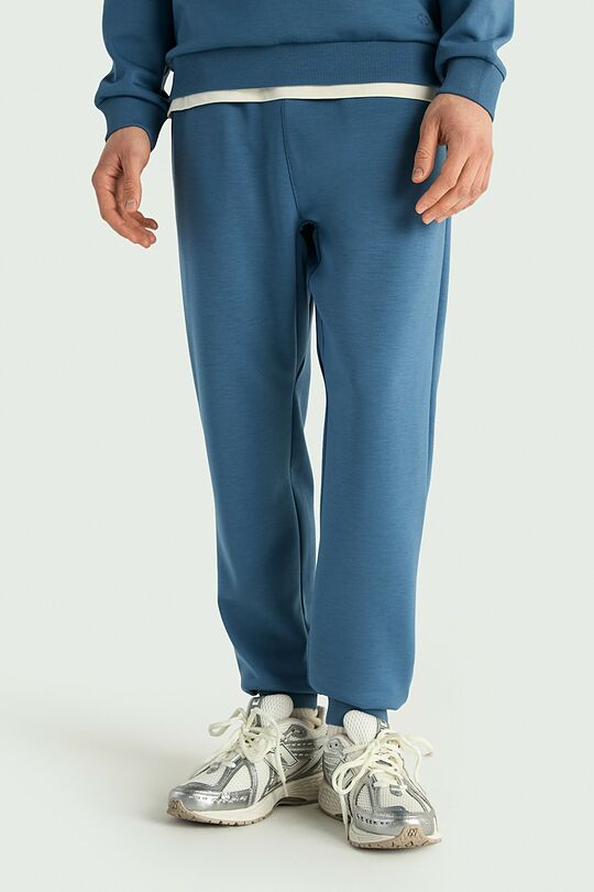 Kelnės su lajoceliu 2 | MĖLYNA | Audimas