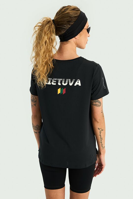 Nacionalinės kolekcijos sportiniai marškinėliai 1 | JUODA | Audimas