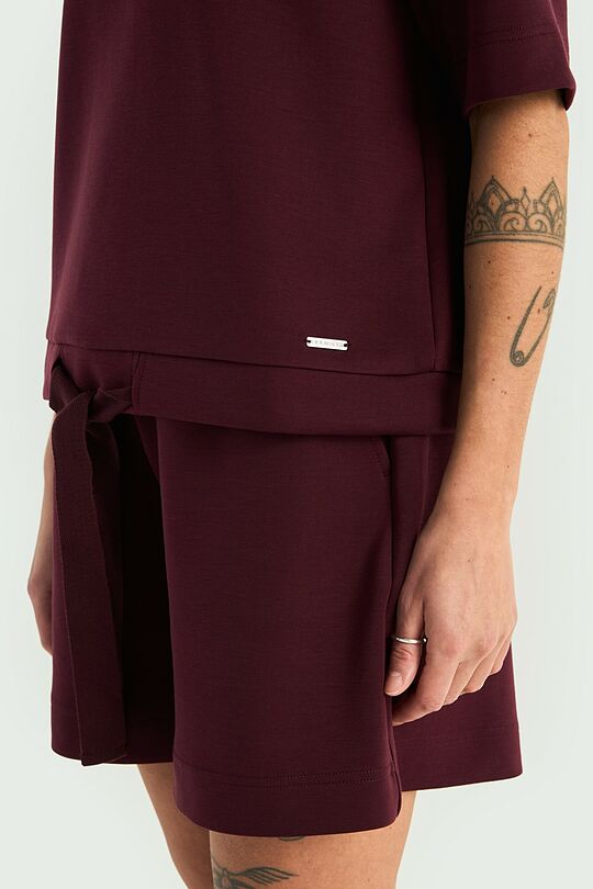 Palaidinė su lajocelio pluoštu 3 | VIOLETINĖ | Audimas