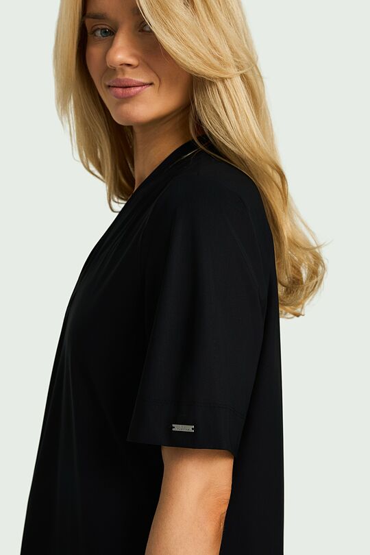 SENSITIVE medžiagos marškinėliai 3 | JUODA | Audimas