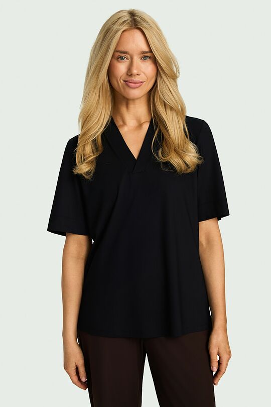 SENSITIVE medžiagos marškinėliai 1 | JUODA | Audimas