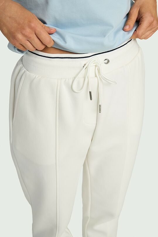 Medvilninės pikė kelnės 5 | BALTA | Audimas