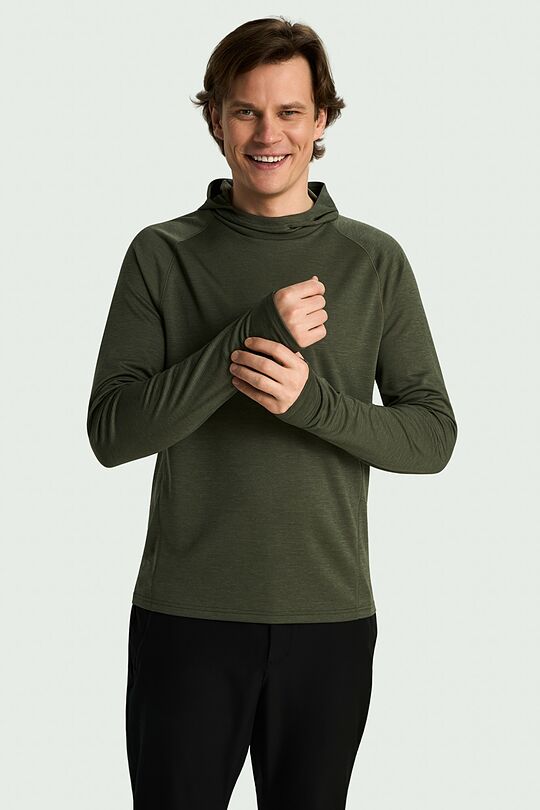 Džemperis nuo saulės 1 | TAMSIAI ŽALIA | Audimas