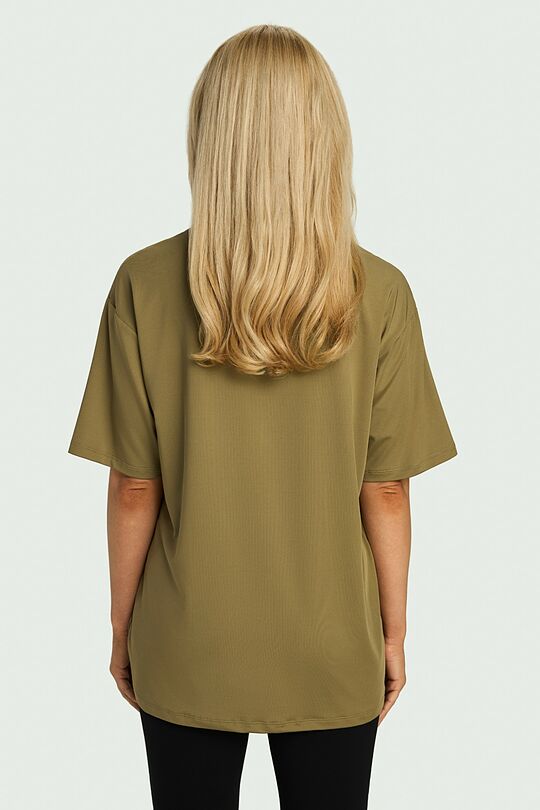 Padidinto silueto sportiniai marškinėliai 2 | ŽALIA | Audimas