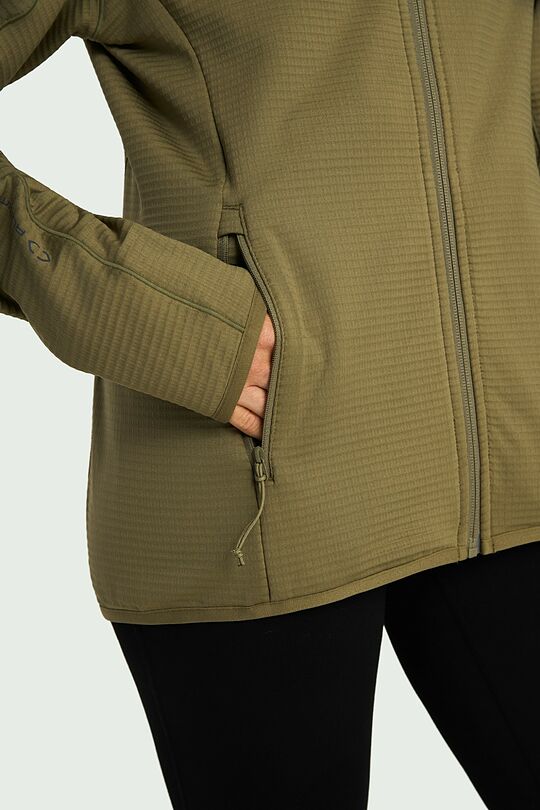 Atsegamas džemperis žygiams 5 | ŽALIA | Audimas