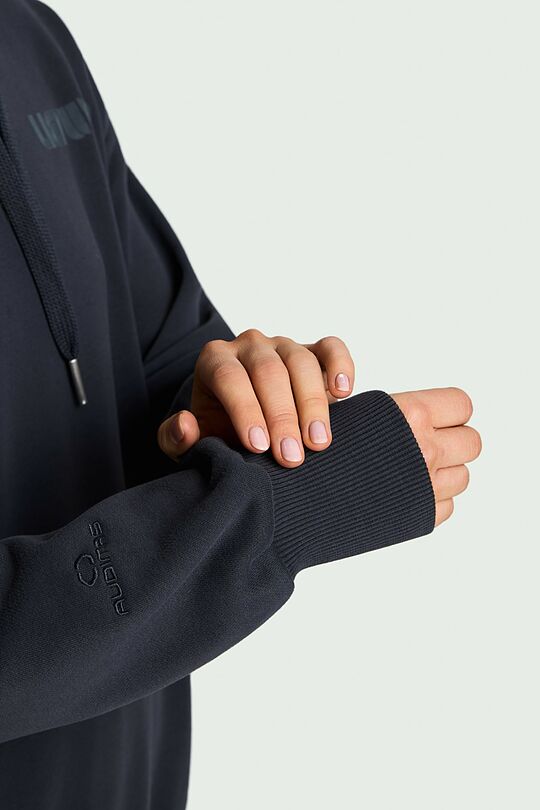 Nacionalinės kolekcijos medvilninis džemperis su gobtuvu 4 | PILKA | Audimas