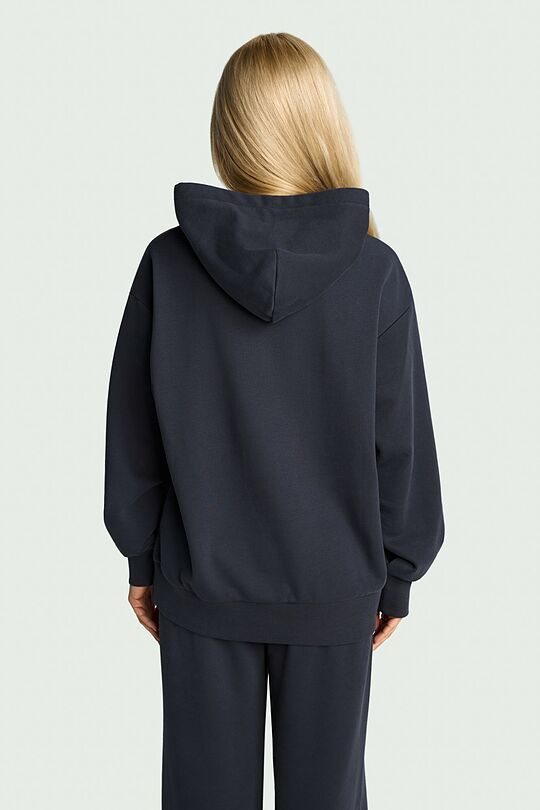 Nacionalinės kolekcijos medvilninis džemperis su gobtuvu 2 | PILKA | Audimas