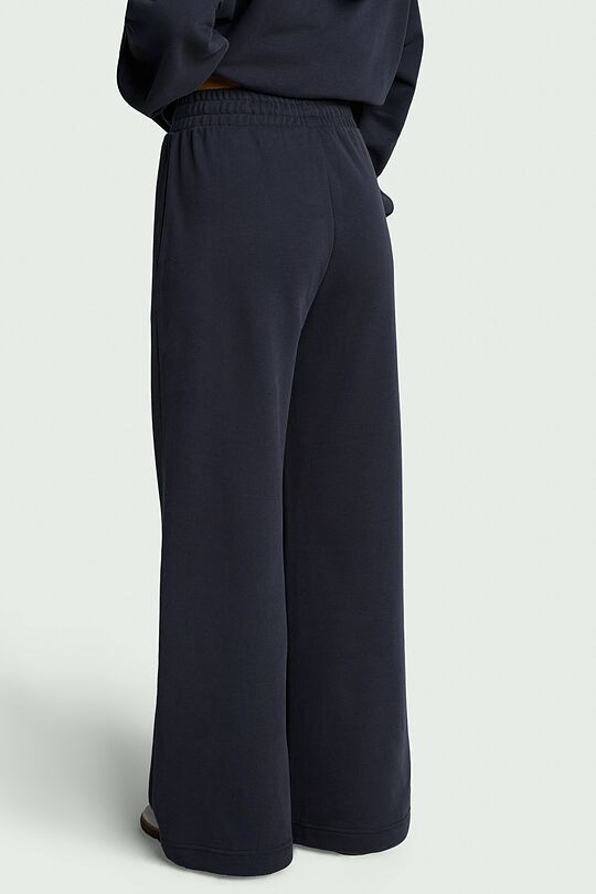 Nacionalinės kolekcijos plačios medvilninės kelnės 3 | PILKA | Audimas