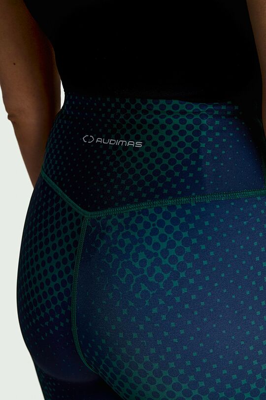 Nacionalinės kolekcijos margintos tamprės 5 | ŽALIA | Audimas