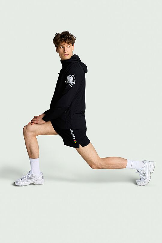 Nacionalinės kolekcijos šortai su vidinėm kelnaitėm 7 | JUODA | Audimas