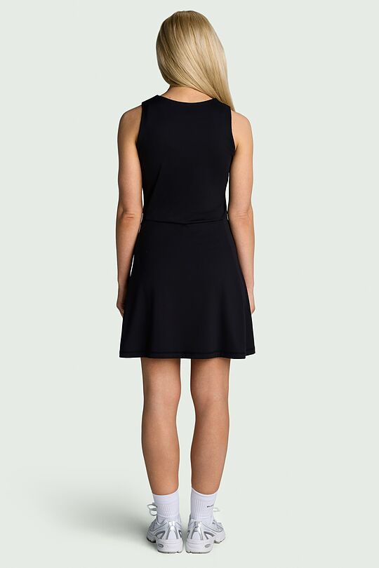 Sportinė suknelė ir atskiri vidiniai šortai 2 | JUODA | Audimas