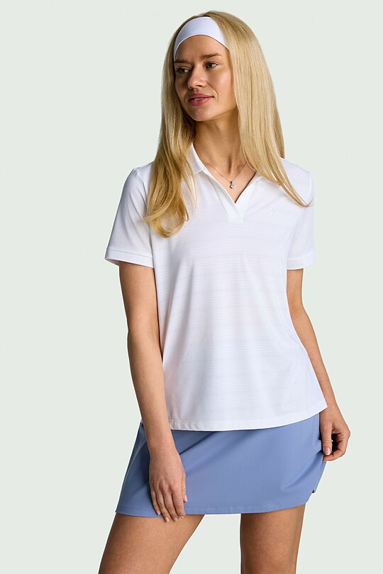 Sportiniai polo marškinėliai 1 | BALTA | Audimas