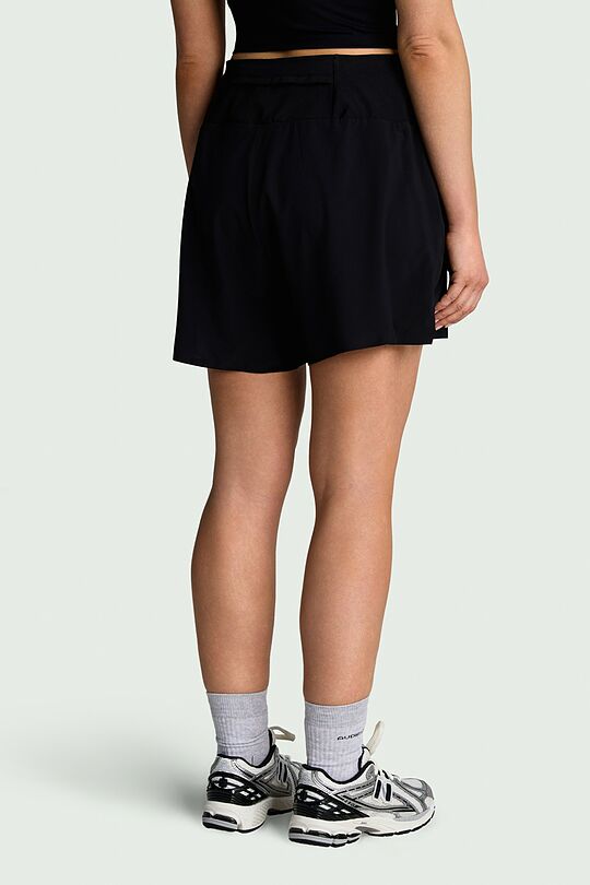 Sportiniai šortai su vidinėmis kelnaitėmis 3 | JUODA | Audimas