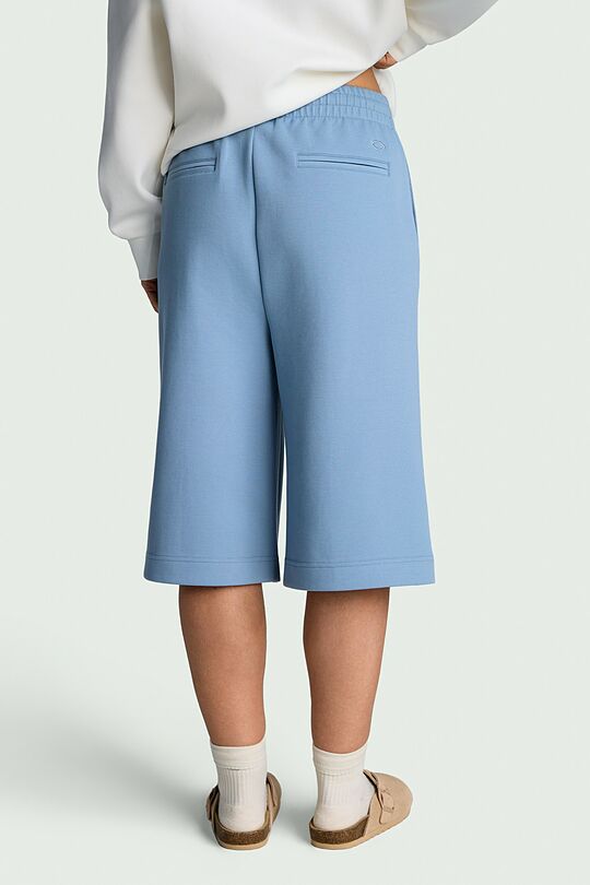 Ilgi medvilniniai pikė šortai 2 | MĖLYNA | Audimas