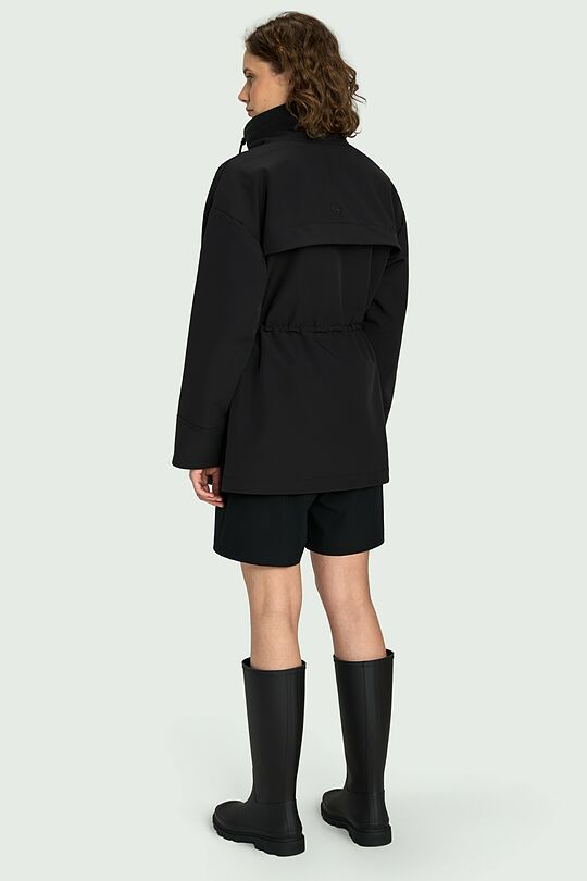Padidinto silueto Softshell striukė 4 | JUODA | Audimas