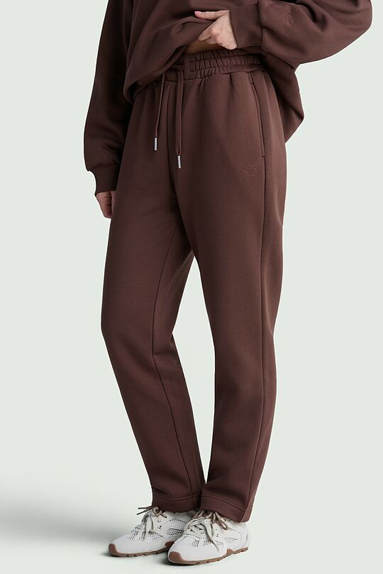 Medvilninės kelnės šiauštu vidumi 2 | RUDA | Audimas