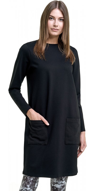 Suknelė ZARA 1 | JUODA | Audimas