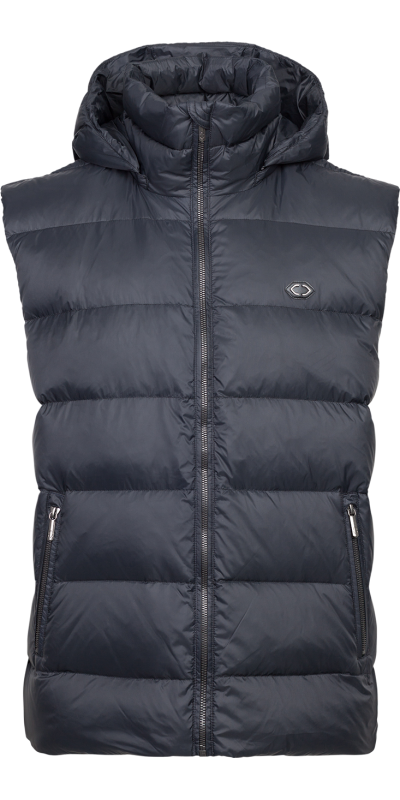 Pūkinė liemenė JOEY 3 | JUODA | Audimas