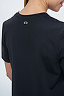 Prailginto silueto funkcionalūs marškinėliai 3 | JUODA | Audimas