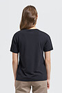Modalo trikotažo marškinėliai 2 | JUODA | Audimas