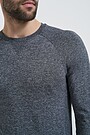 Besiūliai marškinėliai ilgomis rankovėmis 3 | PILKA/MELANŽAS | Audimas