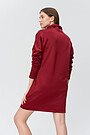 Šilta fliso suknelė su vilna 2 | BIKING RED | Audimas