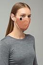 Daugkartinio naudojimo 3D kaukė su vario dangalu 1 | RAUDONA/ROŽINĖ | Audimas