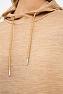 Merino vilnos ir bambuko pluošto džemperis 3 | RUDA | Audimas