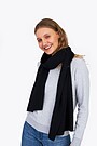 Megztas merino vilnos šalikas 1 | JUODA | Audimas