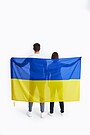 Ukrainos vėliava 1 | BLUE/YELLOW | Audimas