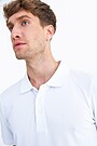 Tekstūrinės medvilnės polo marškinėliai 3 | BALTA | Audimas