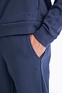 Padidinto silueto organinės medvilnės kelnės 4 | PILKA | Audimas