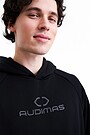 Organinės medvilnės džemperis šiauštu vidumi 2 | JUODA | Audimas