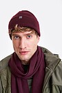Megzta merino vilnos kepurė 1 | BORDO | Audimas