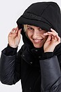 Pūkinė striukė 4 | JUODA | Audimas