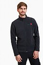Polartec fliso džemperis su užtrauktuku 1 | JUODA | Audimas