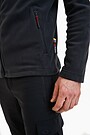 Polartec fliso džemperis su užtrauktuku 4 | JUODA | Audimas