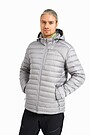 Lengva pūkinė striukė 1 | PILKA | Audimas