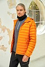 Lengva pūkinė striukė 2 | ORANŽINĖ | Audimas