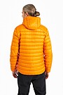Lengva pūkinė striukė 3 | ORANŽINĖ | Audimas
