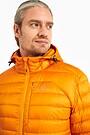 Lengva pūkinė striukė 4 | ORANŽINĖ | Audimas