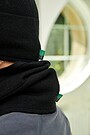 Tampri, orui pralaidi dvipusė kaklo mova 3 | JUODA | Audimas