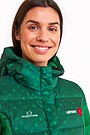 Nacionalinės kolekcijos pūkinė striukė 3 | ŽALIA | Audimas