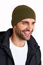 Merino vilnos kepurė su kasos pynimo raštu 1 | ŽALIA | Audimas