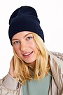 Megzta merino vilnos kepurė 1 | NAVY | Audimas