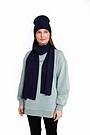 Megztas merino vilnos šalikas 1 | MĖLYNA | Audimas
