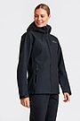 Striukė nuo vėjo ir lietaus Hardshell 1 | JUODA | Audimas