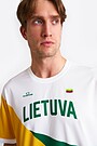 Nacionalinės kolekcijos sportiniai marškinėliai 3 | BALTA | Audimas