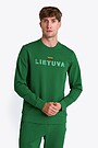 Nacionalinės kolekcijos  džemperis LIETUVA 1 | ŽALIA | Audimas
