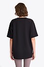 Padidinto silueto marškinėliai  Unisex 3 | JUODA | Audimas
